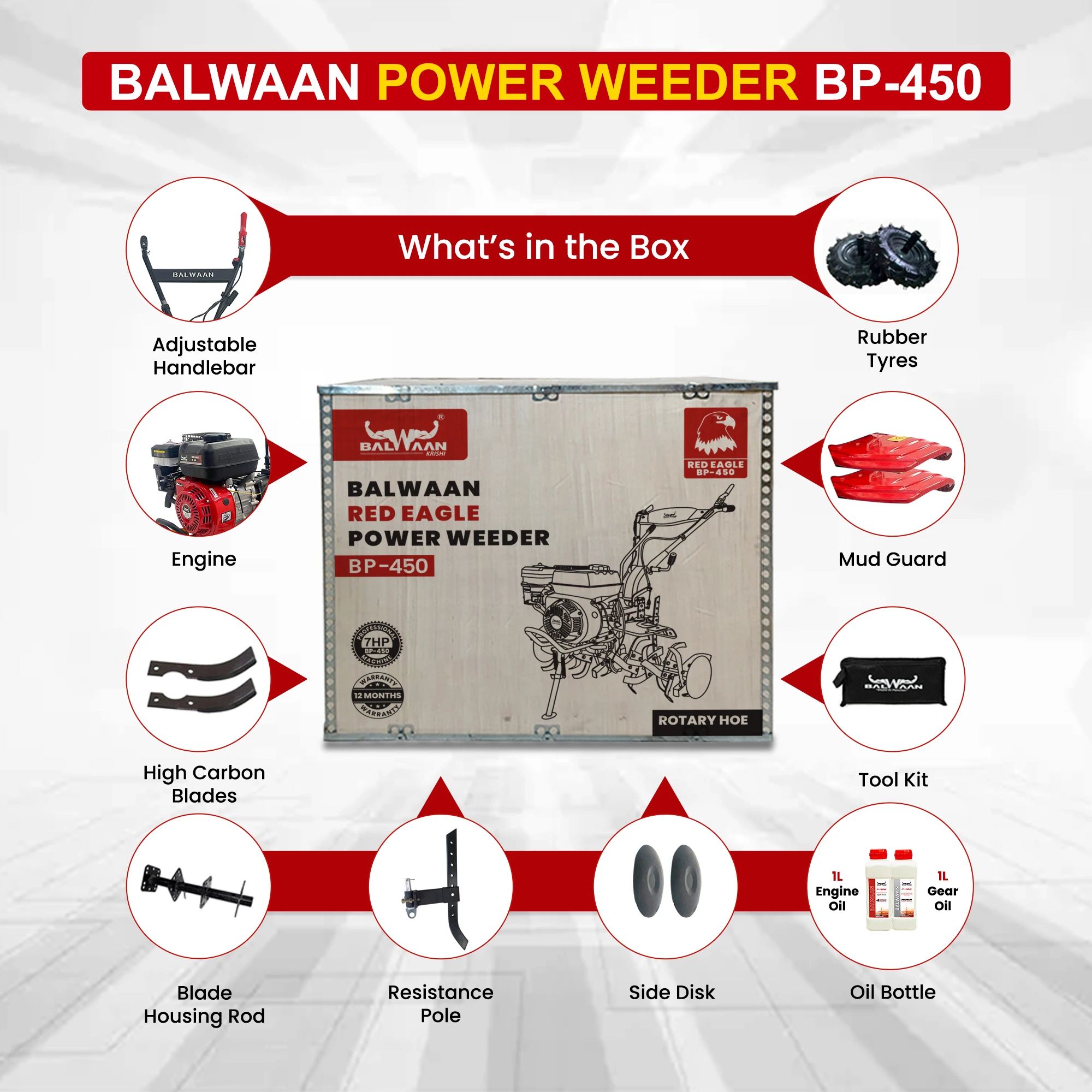 BALWAAN POWER WEEDER BP-450