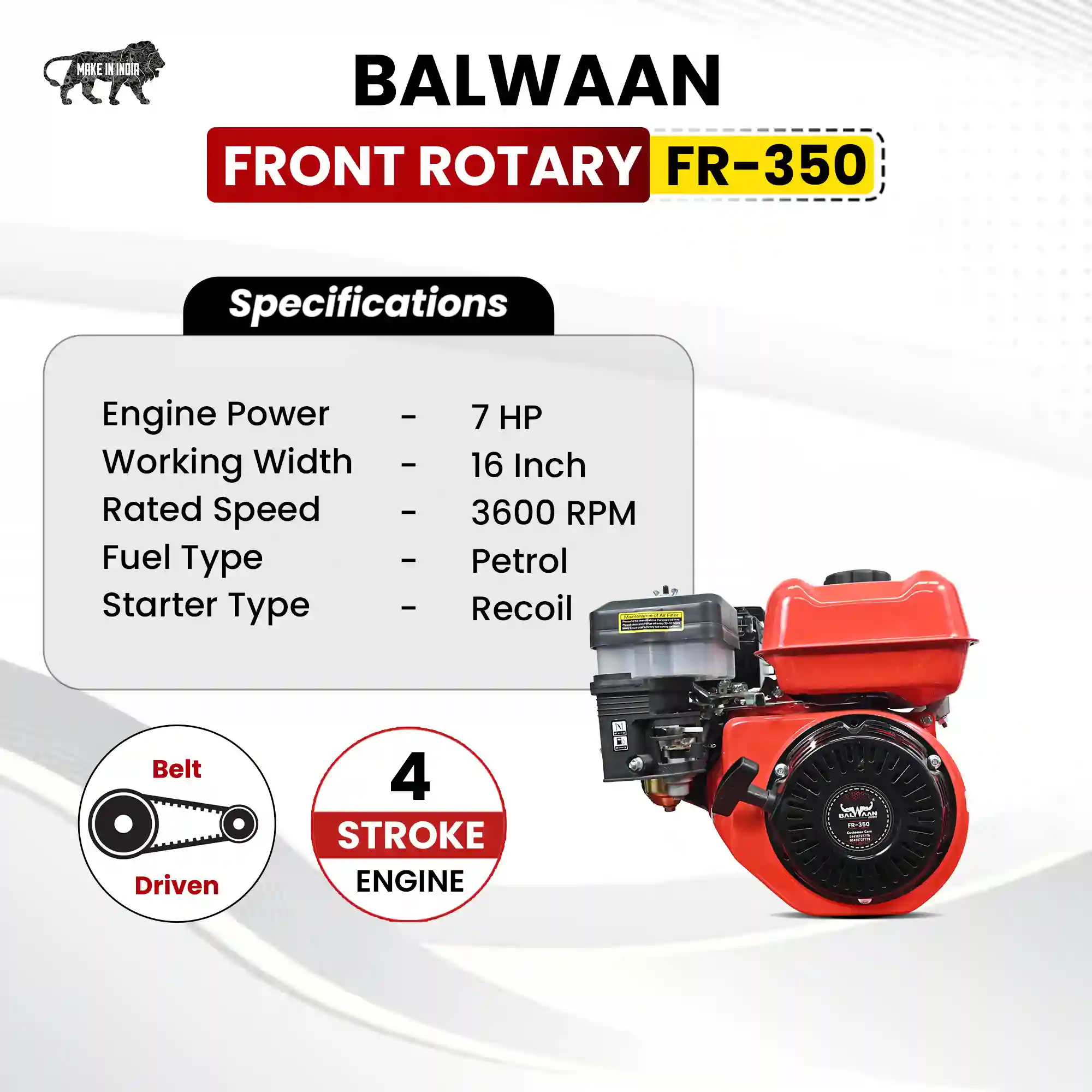 BALWAAN FRONT ROTRY FR-350