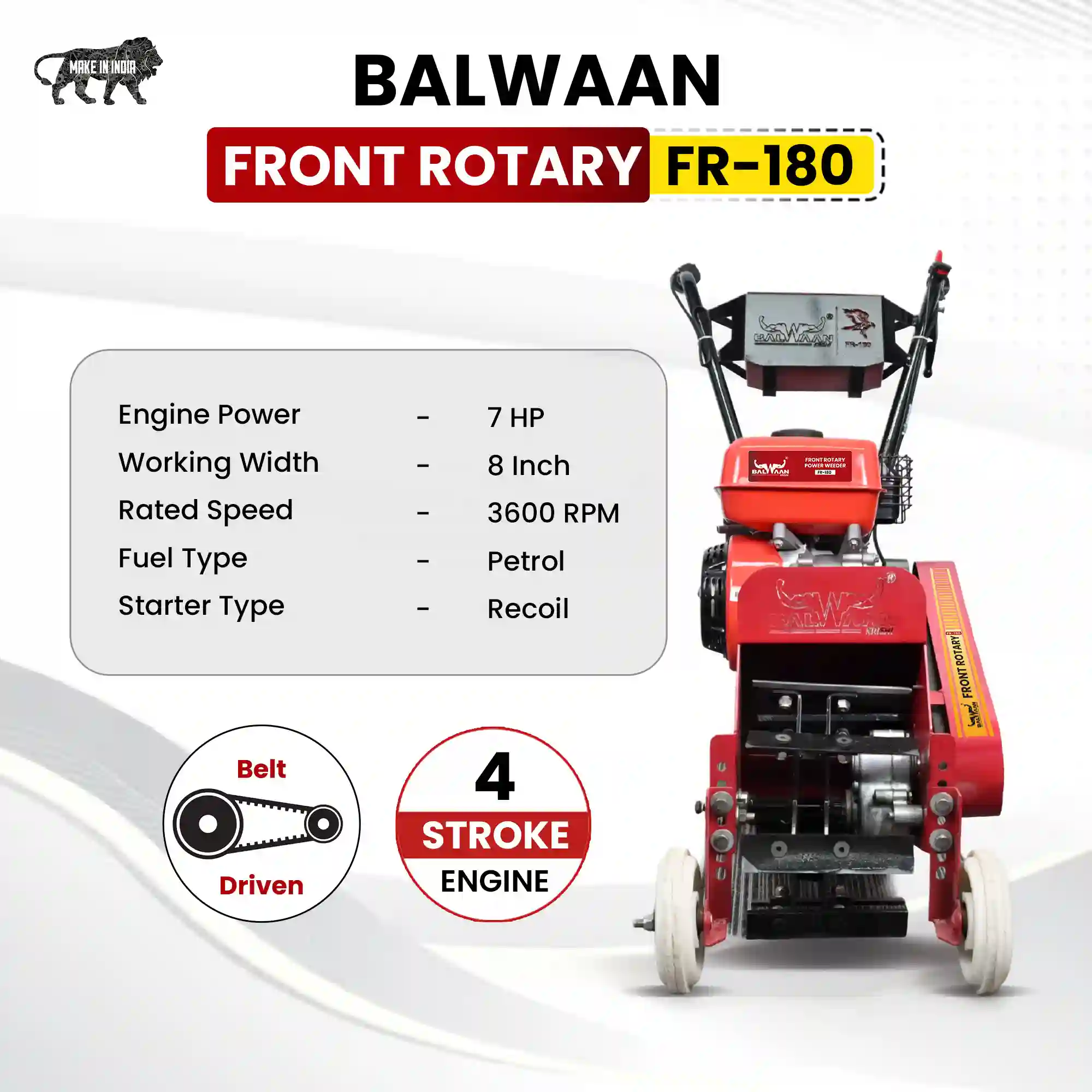 FRONT ROTRY INTER CULTIVATIOR FR-180