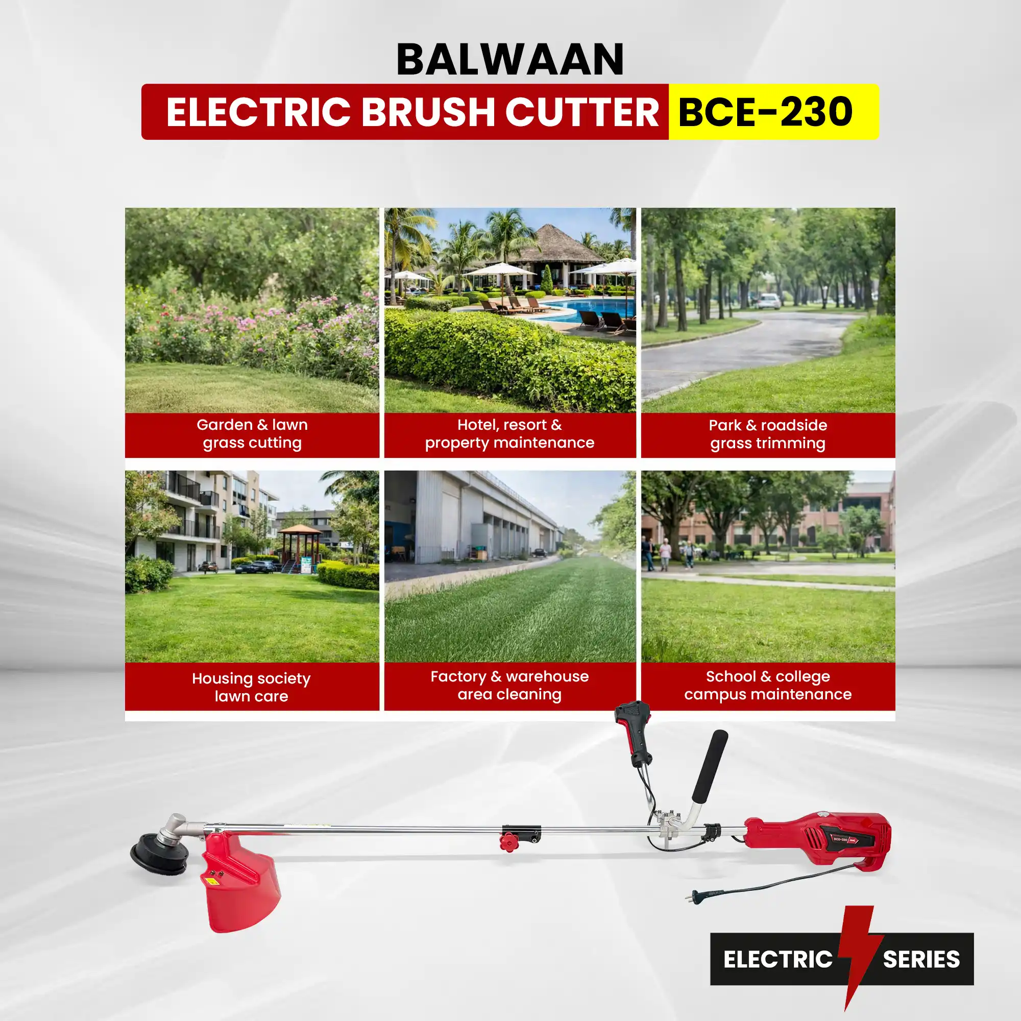 BALWAAN ELACTRIC BRUSH CUTER BCE-230