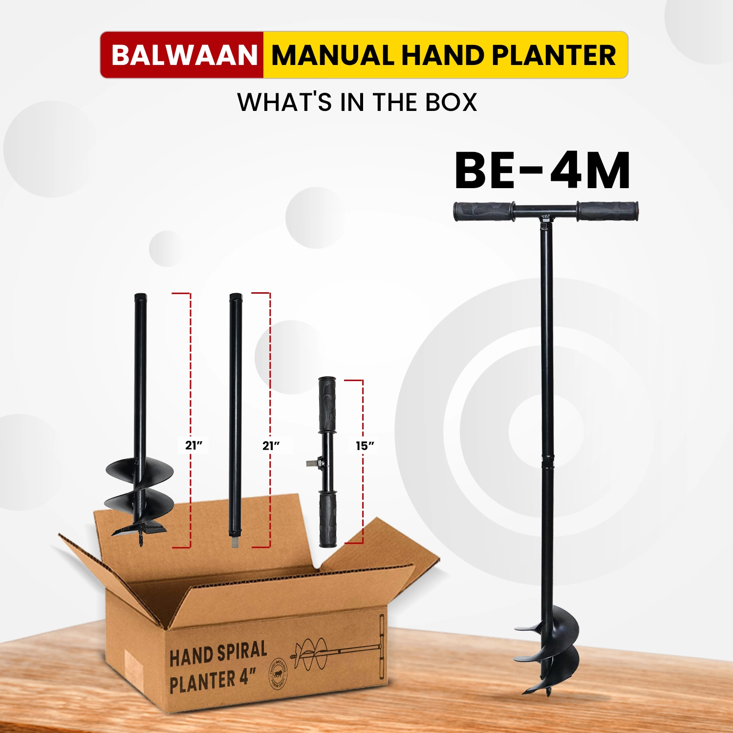 MANUL EARTH AUGER 4M