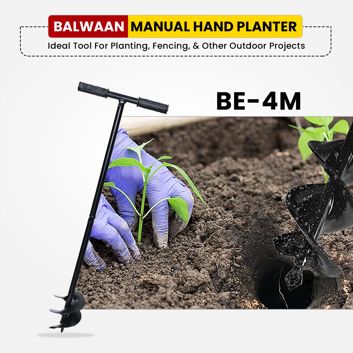 MANUL EARTH AUGER 4M