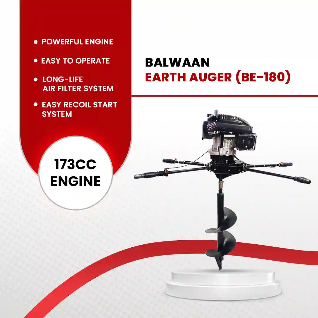 BALWAAN EARTH AUGER BE-180/173CC4STROK PETROL POST HOLE