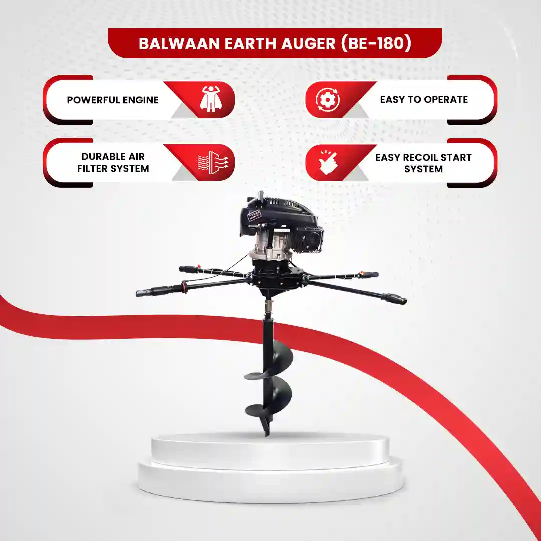 BALWAAN EARTH AUGER BE-180/173CC4STROK PETROL POST HOLE