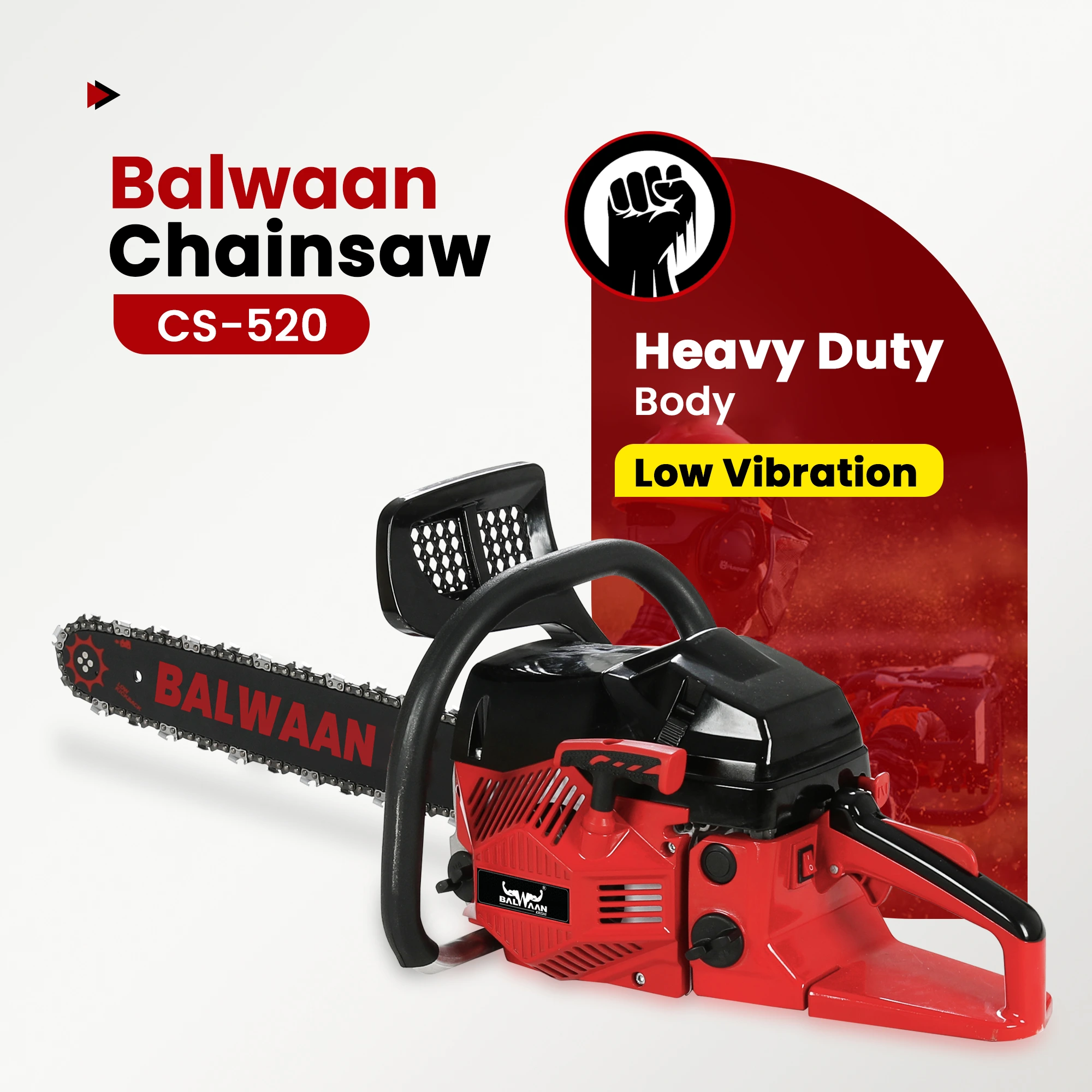 BALWAANCHAINSAW CS-520 19INCH