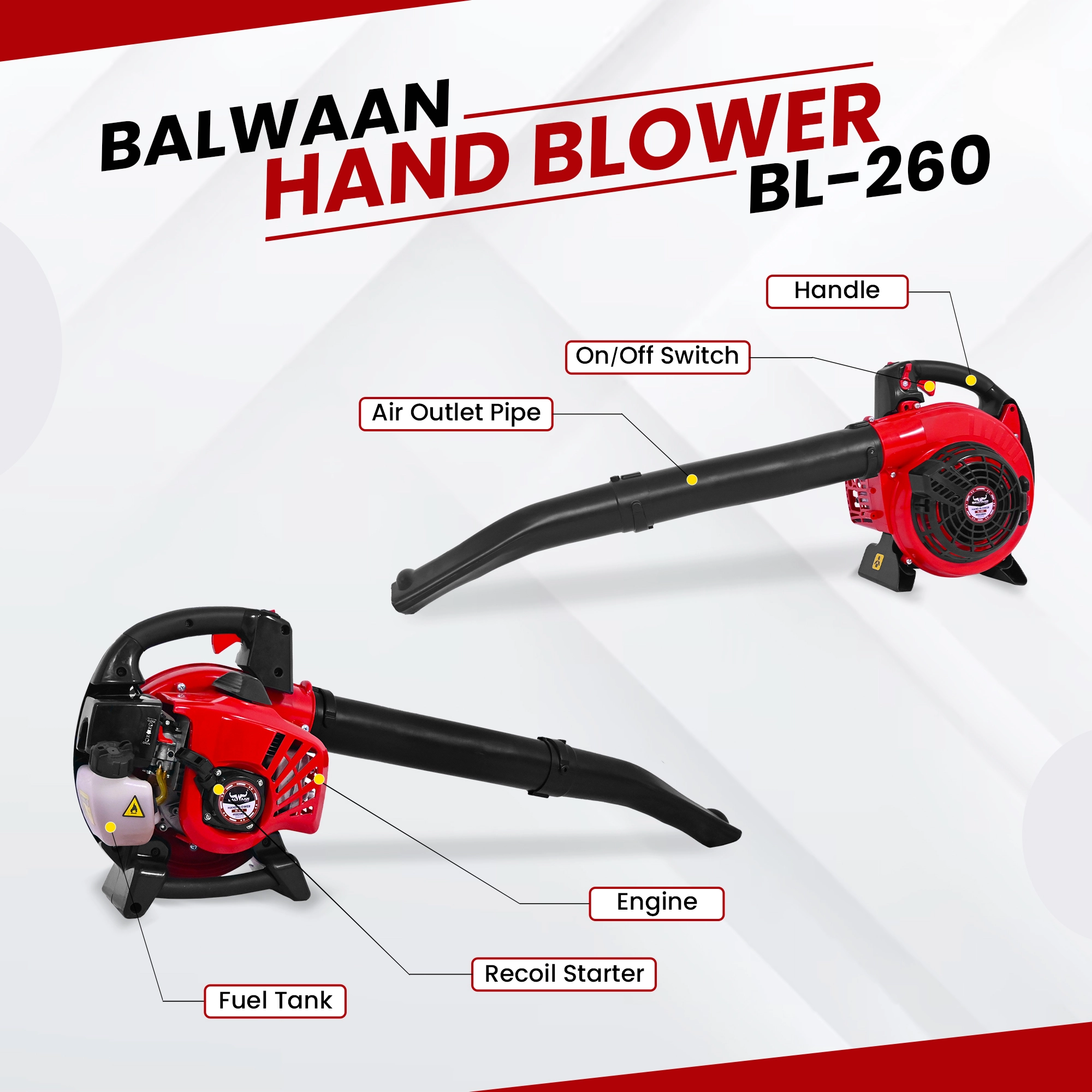 BALWAAN PORTABLE HAND BLOWER BL-260