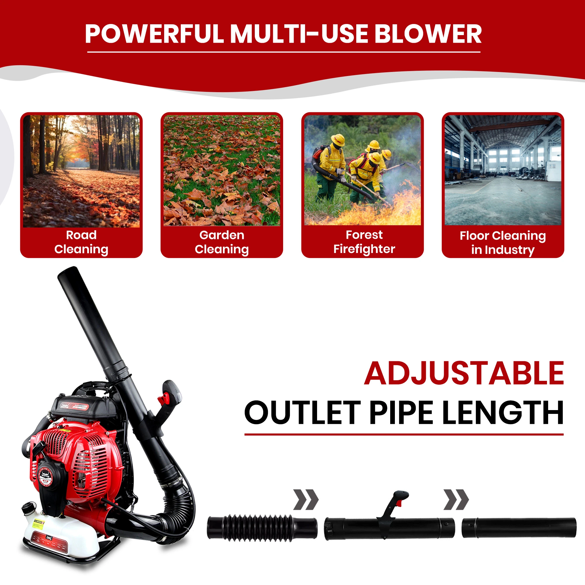 BALWAAN BACK PACK LEAF BLOWER BL-770