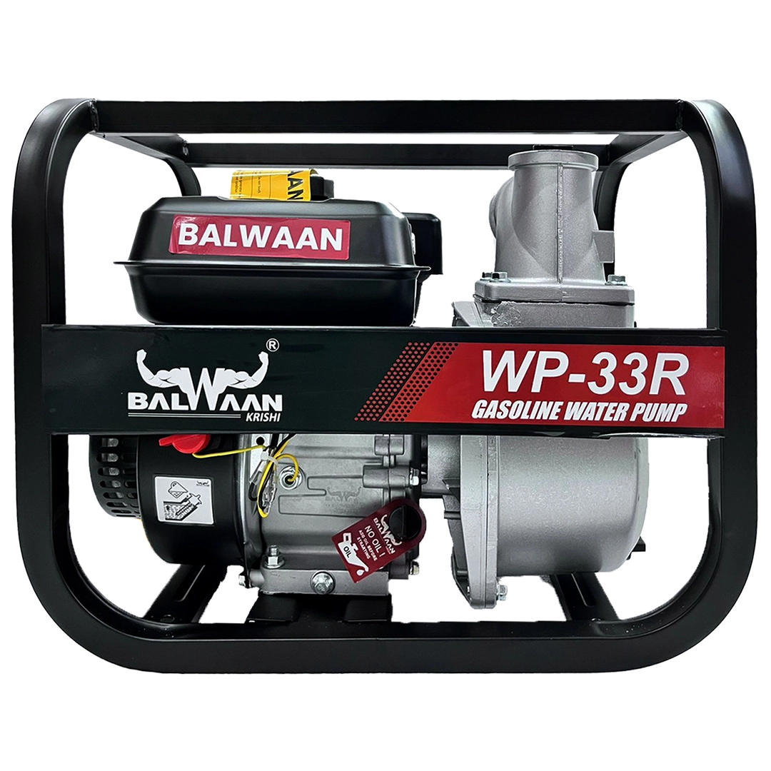 BALWAAN WP-33R 7HP PETROL WATER PUMP 4STROK ENGINE 1000 /1200 L MIN