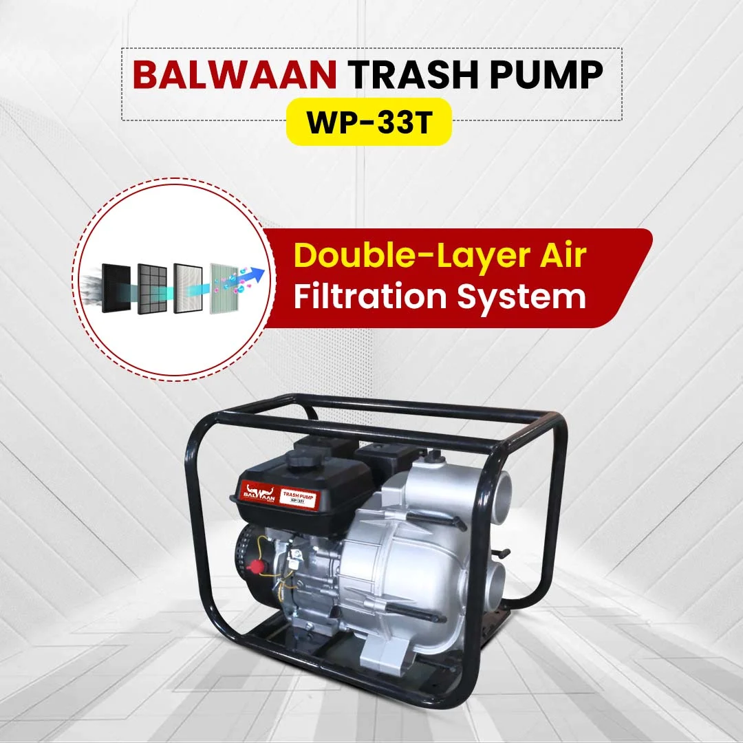 BALWAAN 3X3 INCH TRACH PUMP/WP-33T