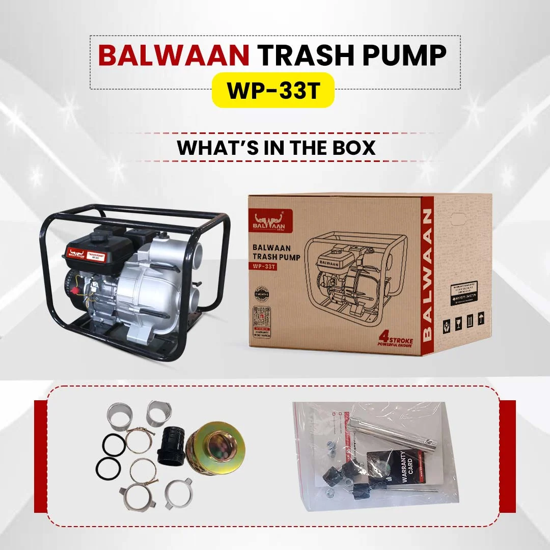 BALWAAN 3X3 INCH TRACH PUMP/WP-33T