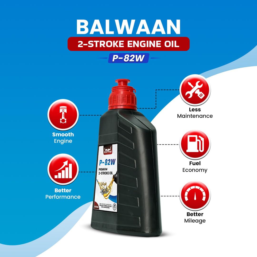 BALWAAN ENGINE OIL 650ML[P-82W] LOWSMOKE EMISSION & PREMIUM AGRICULTUR LUBRICANT