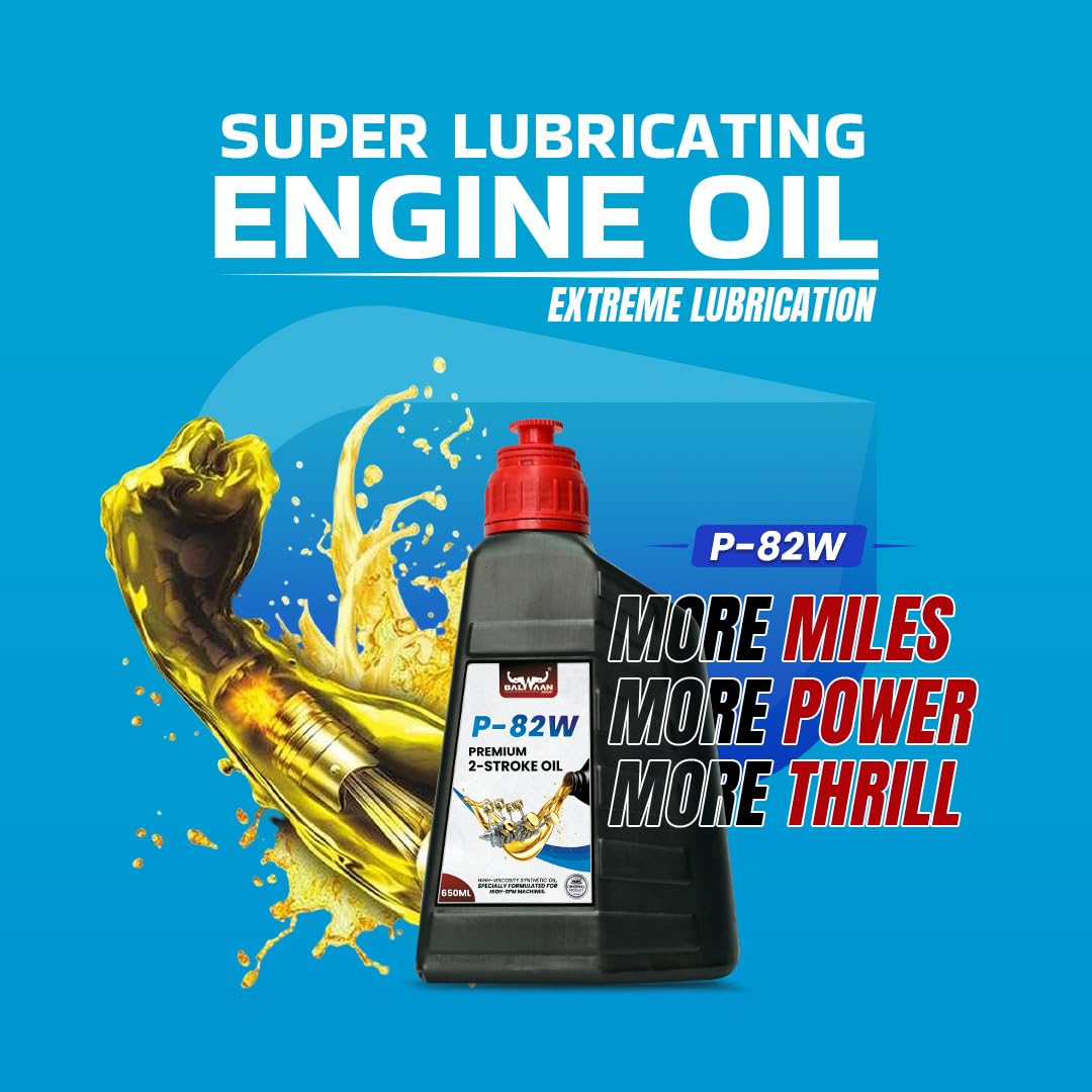 BALWAAN ENGINE OIL 650ML[P-82W] LOWSMOKE EMISSION & PREMIUM AGRICULTUR LUBRICANT