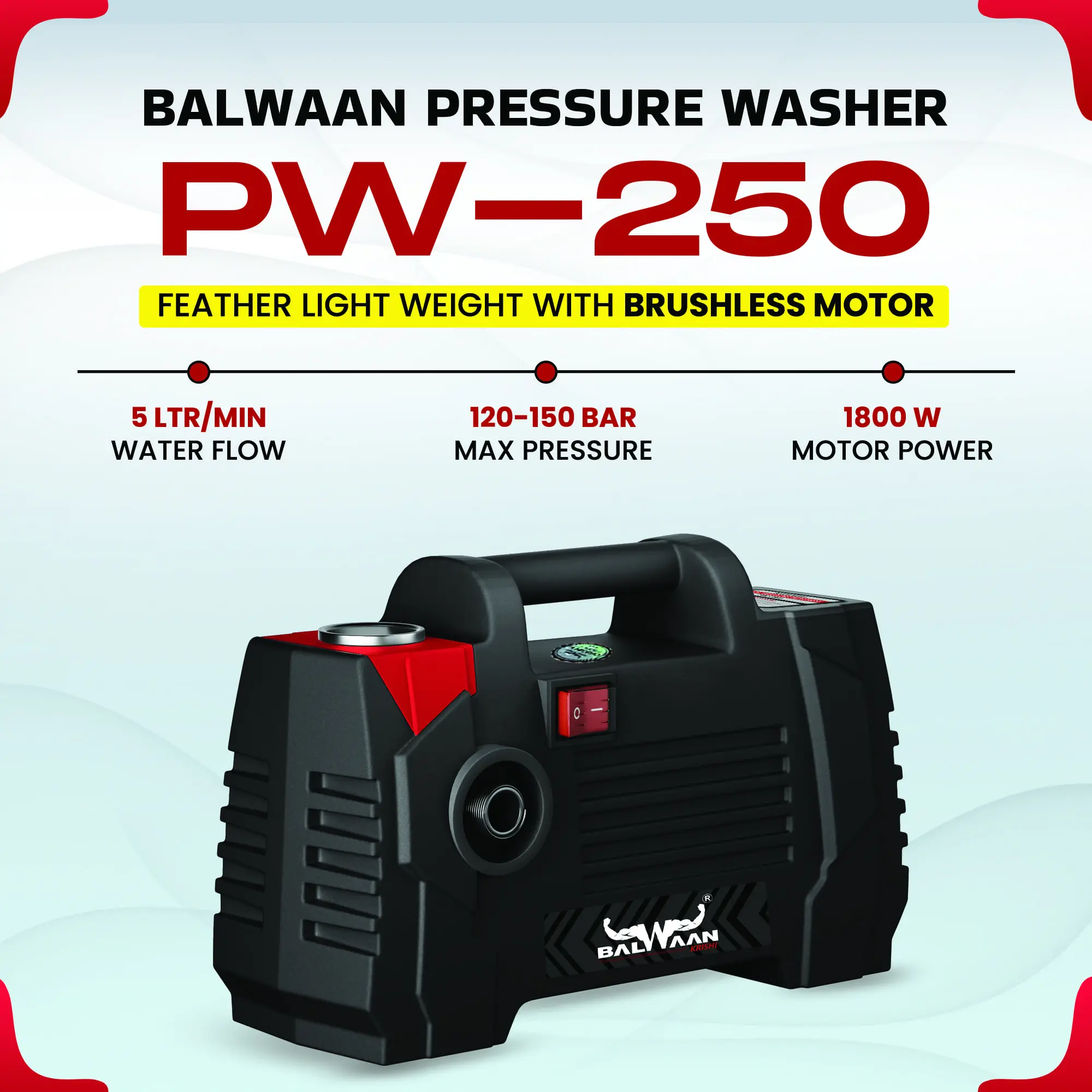 BALWAAN PRESSUR WASHER [PW-250]