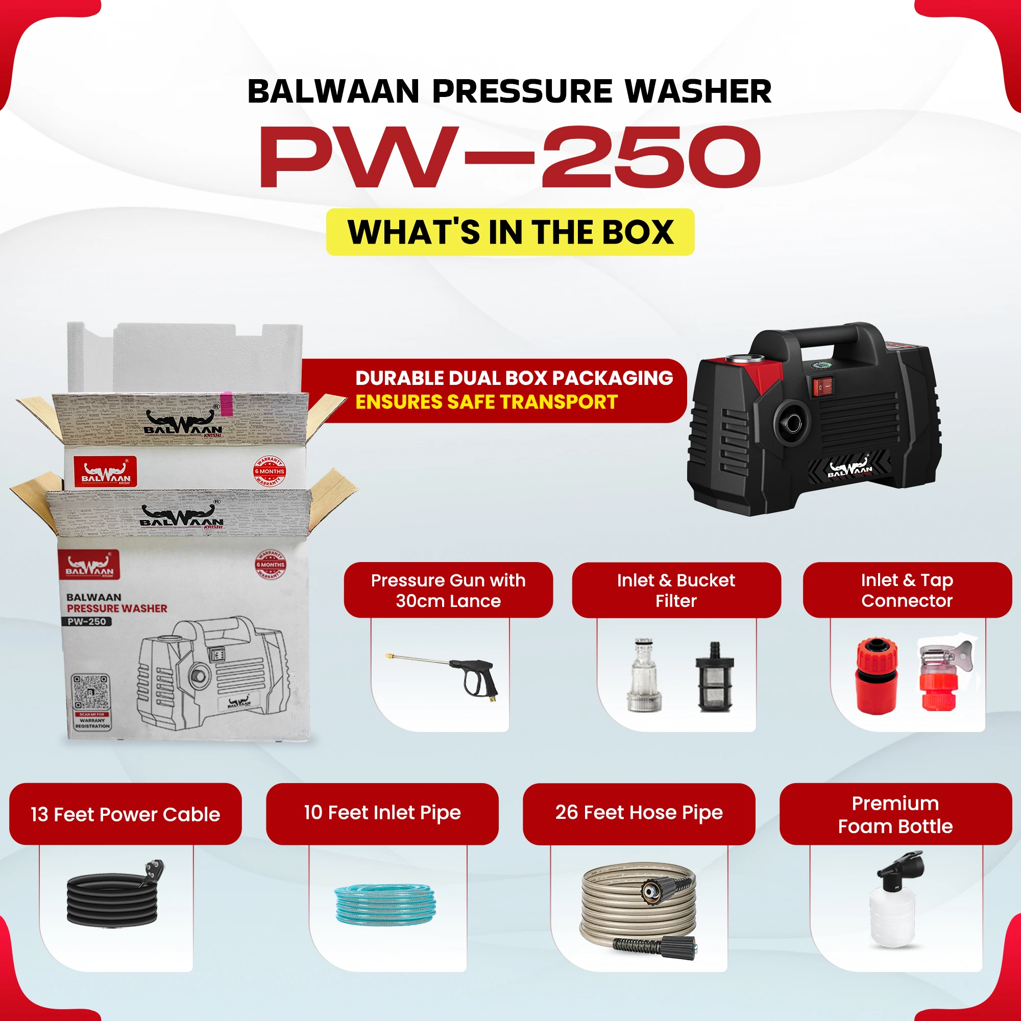 BALWAAN PRESSUR WASHER [PW-250]
