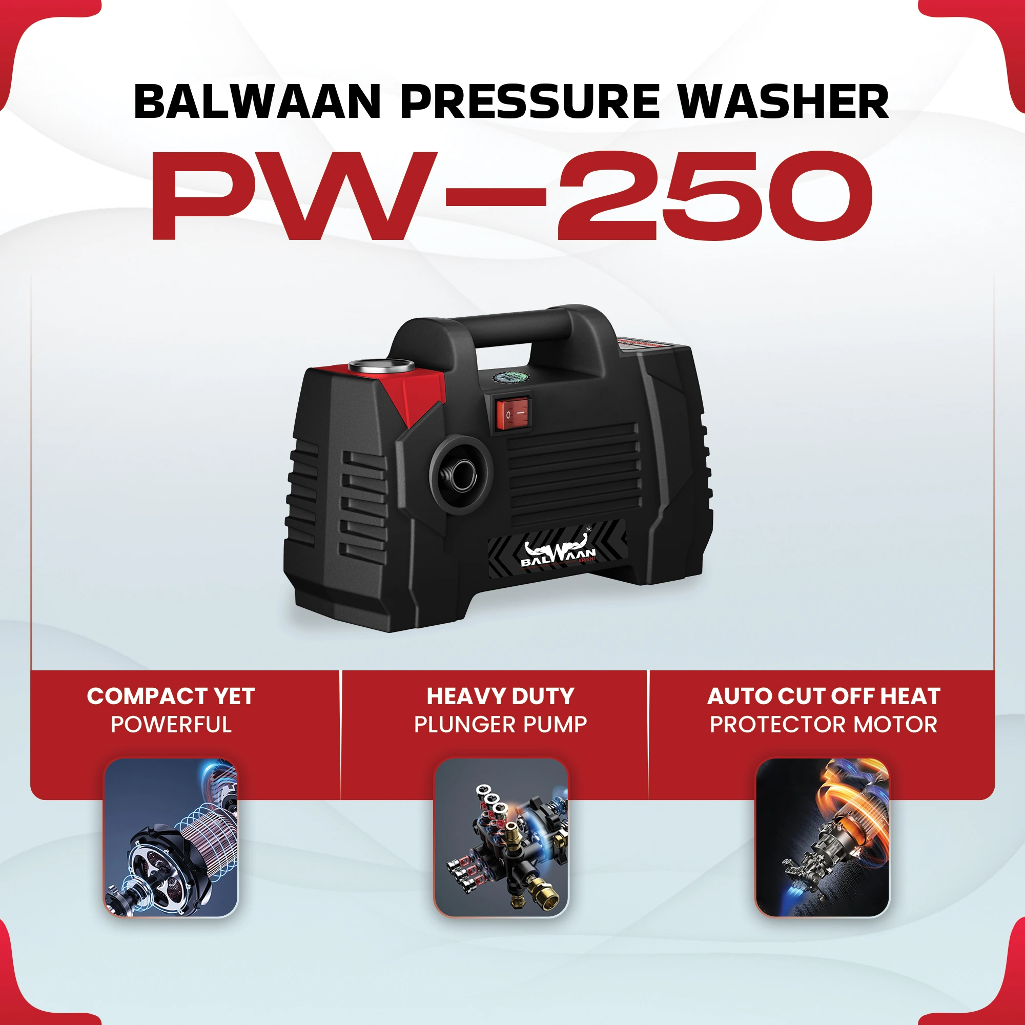 BALWAAN PRESSUR WASHER [PW-250]