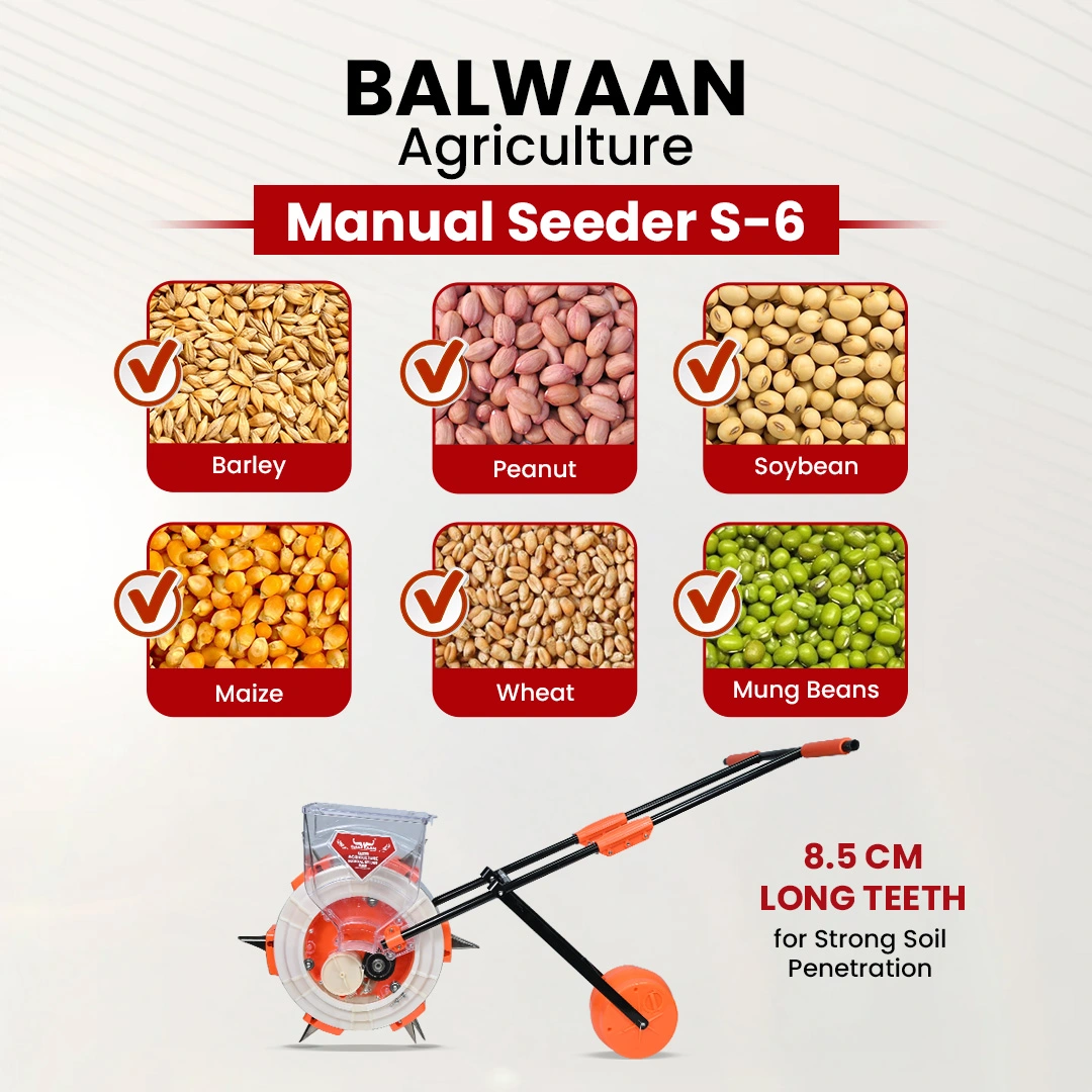 BALWAAN MANUAL SEEDER 5-6 / HAND-OPERATED SEED PLANTER