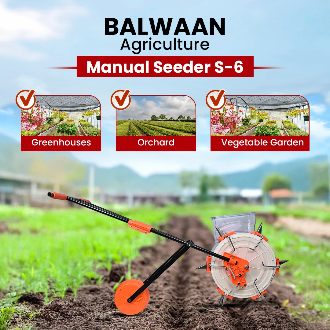 BALWAAN MANUAL SEEDER 5-6 / HAND-OPERATED SEED PLANTER