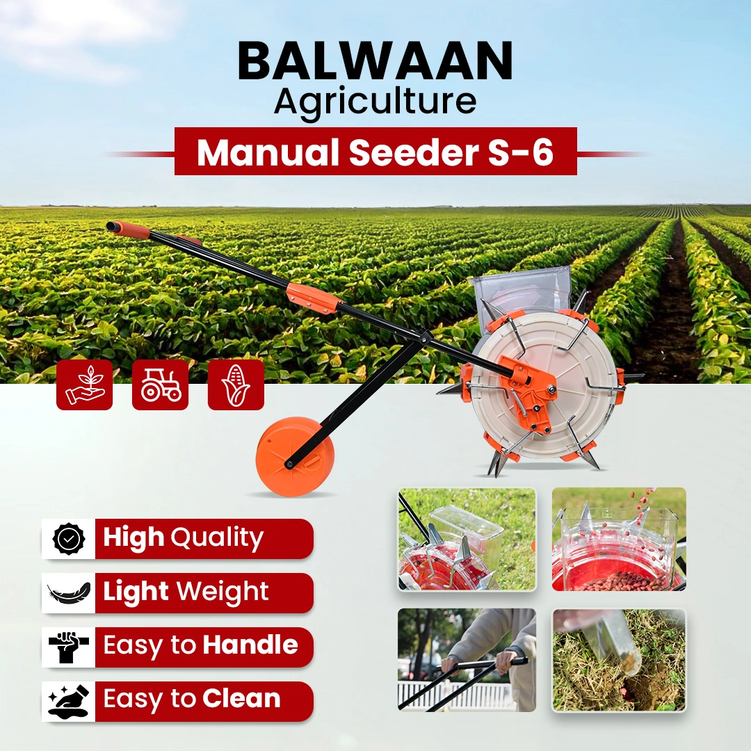 BALWAAN MANUAL SEEDER 5-6 / HAND-OPERATED SEED PLANTER