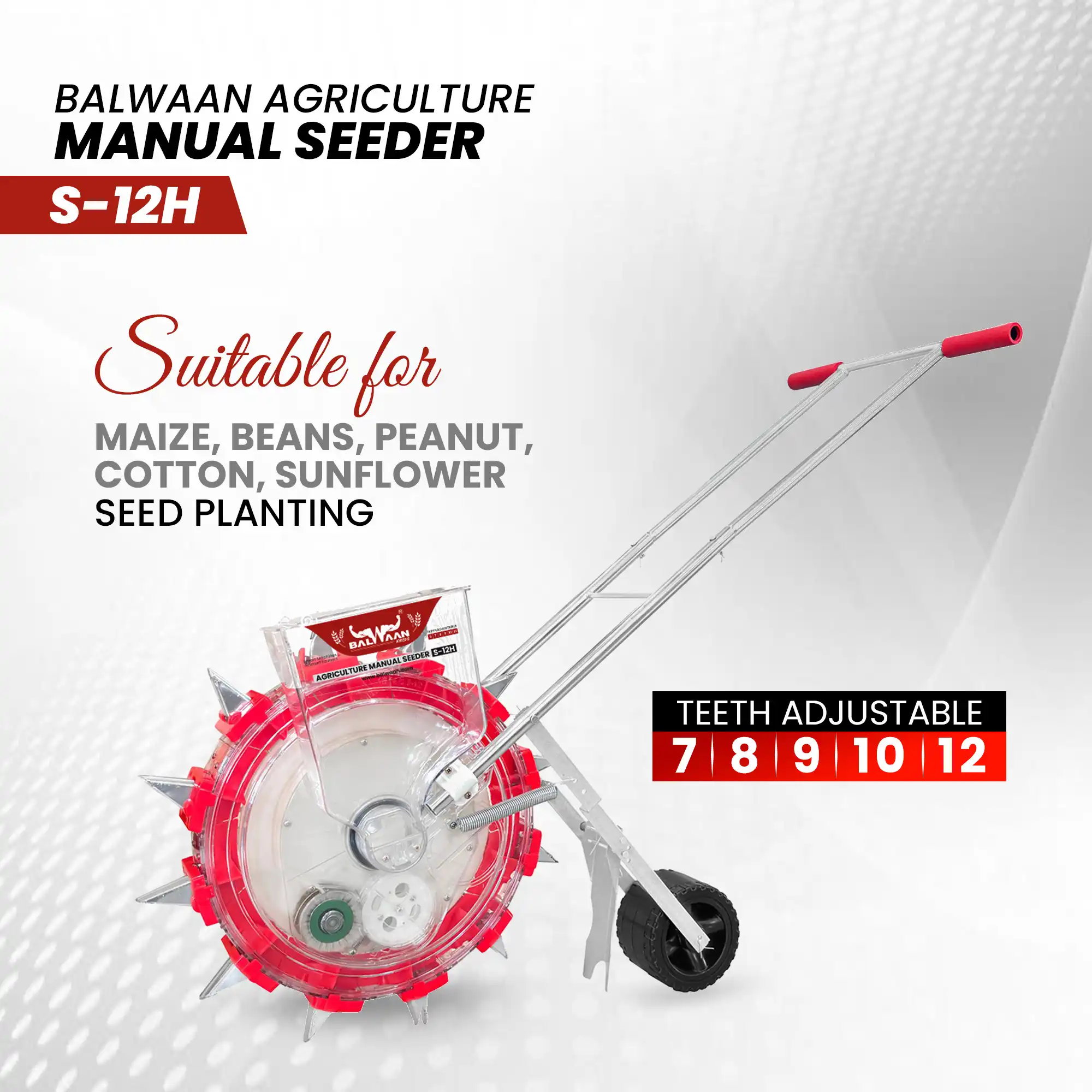 BALWAAN S-12H MANUAL SEEDER | MULTI-CROP SEEDPLANTER FOR AGRICULTURE