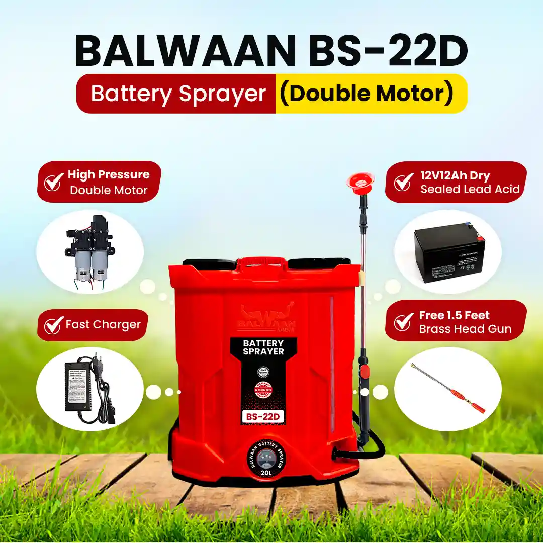 BALWAAN DOUBLE  MOTOR BATTERY SPRAYER BS-22D