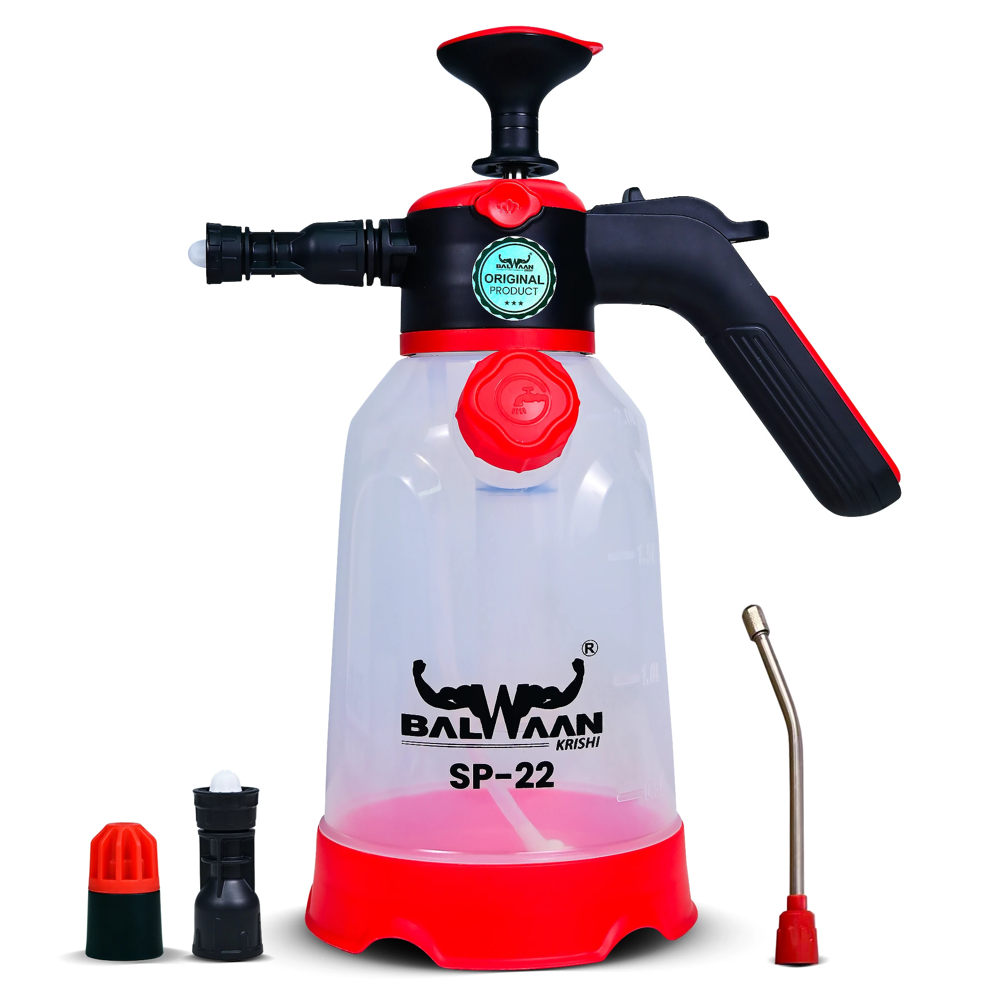 BALWAAN 3IN 1  FOAM  SPRAYER SP-22 | 2  LTR CAPACITY BEST FOR CAR BIKE WASH  AGRICULTURE GARDENING PESTICIDES GLASS CLEANING