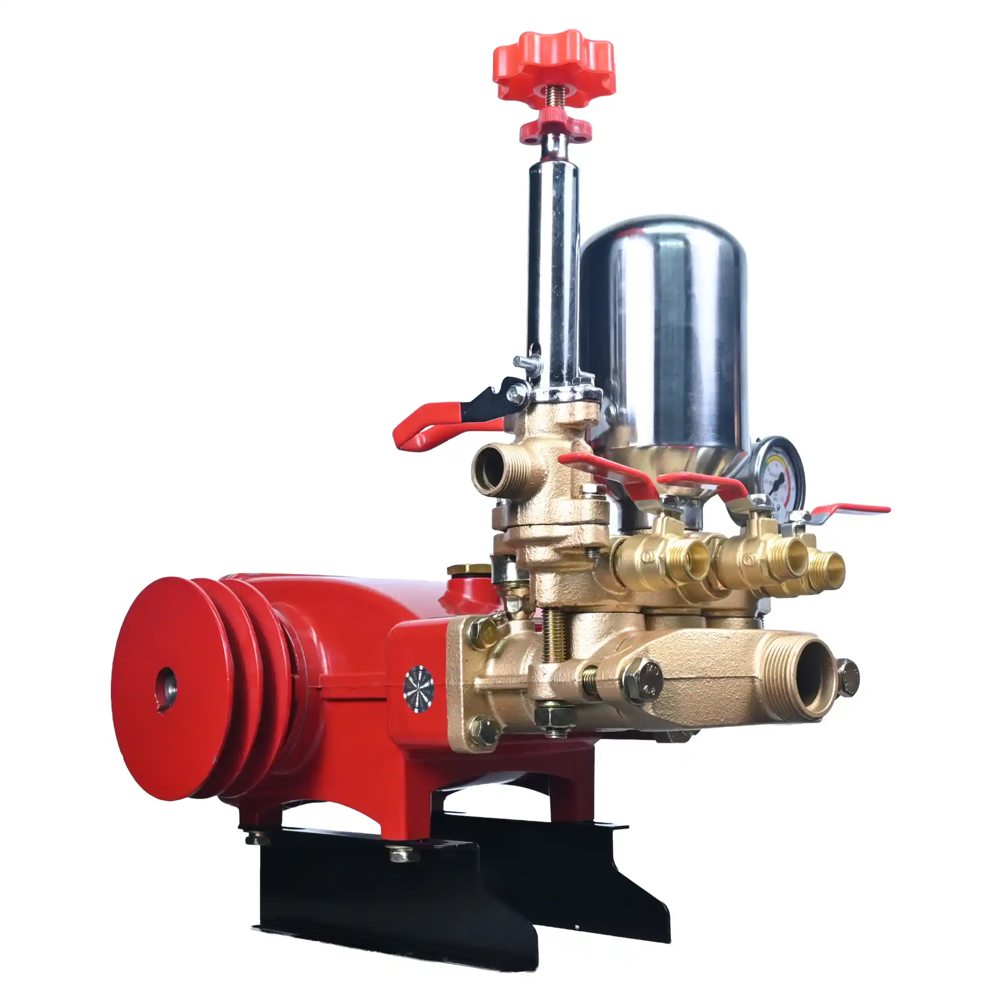 BALWAAN HTP PUMP BH-83 HEAVY DUTY HIGH PRESSUR TRIPUL PISTUN PUMP WITH INCH IRON PULLEY FOR SPRAYINGN CLEANING