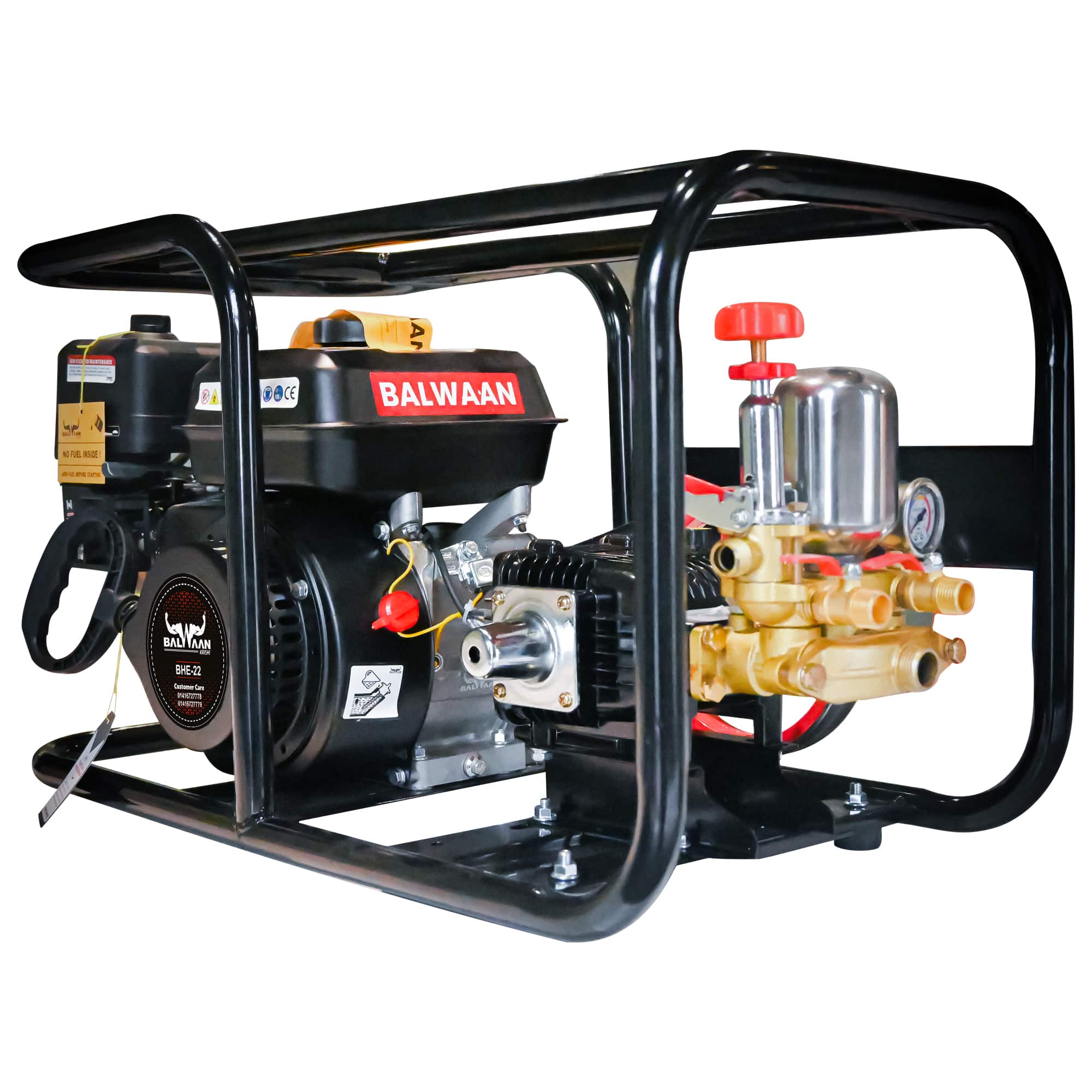 BALWAAN22NO.HTP SPRAYER WITH 6.5HP ENGINE 50MTR HOSE BHE-22