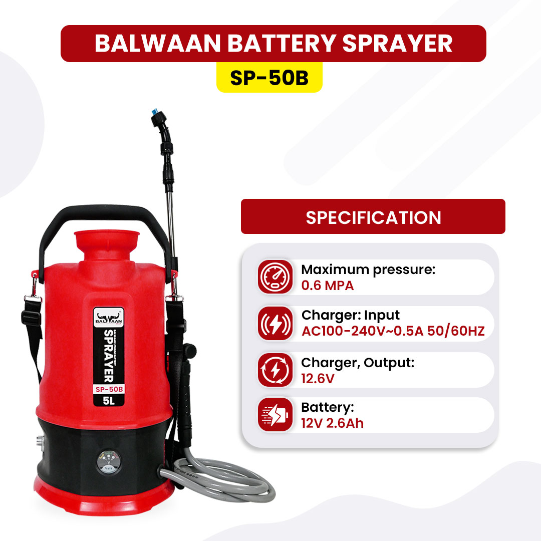 BALWAAN SP-50B LI-IONBATTRY SPRAYER [5 LTR ]
