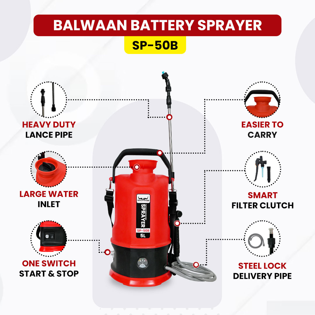BALWAAN SP-50B LI-IONBATTRY SPRAYER [5 LTR ]