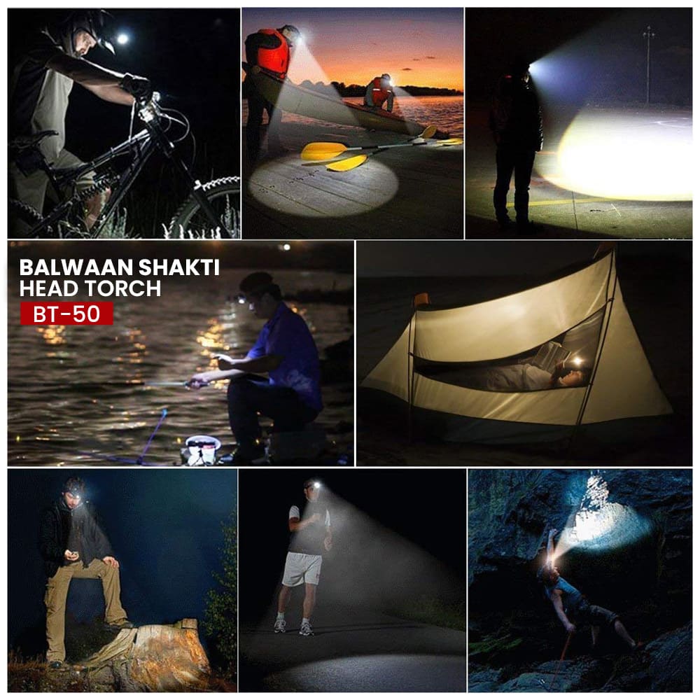 BALWAAN SHAKTI LED-FLASH LIGHT HEAD TOURCH BT-50